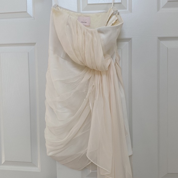 Cinq a Sept Yuka Draped Strapless Mini Dress - Picture 4 of 5